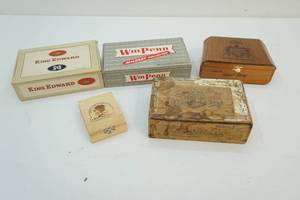 Vintage cigar boxes