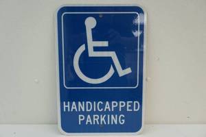 Handicapped sign