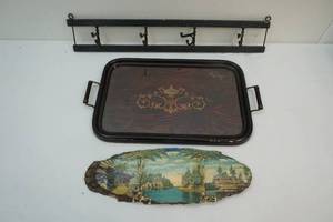 tray, hanger, paints, Wisc