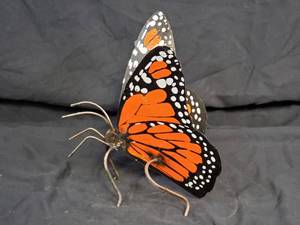 New Large Recycled Metal Garden Art Butterfly