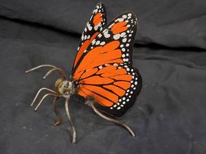 New Recycled Metal Garden Art Butterfly