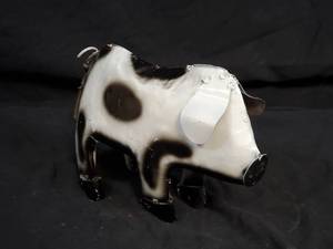 New Recycled Metal Garden Art Pig