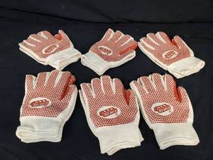6 New Pairs Red Brick High Heat  General Purpose Work Gloves