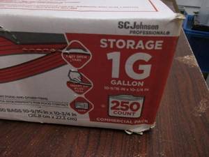lot 9 image: Ziploc Gallon Bags