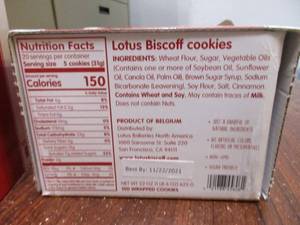 lot 68 image: Biscoff Cookies
