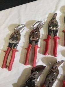 lot 77 image: Collection of Tin Snips by Midwest