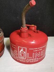 lot 75 image: Collection of Vintage Gasoline Cans