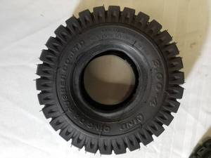 lot 97 image: Qing Da Rubber Co. 3.00-4 Tires NEW