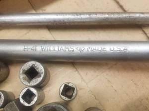 lot 126 image: Vintage Heavy Duty Wrench and Socket Kit