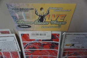 lot 35 image: 3 Packs LVE Extreme Arrow Wraps in DNA Red Design
