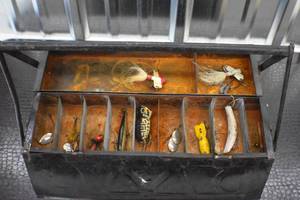 Vintage Metal Tackle Box