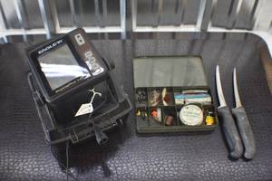 Fish locator, tackle