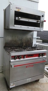 lot 001 image: VULCAN STOVE WITH SALAMANDER BROILER