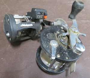 lot 19 image: VINTAGE PENN AND SHAKESPEARE REELS