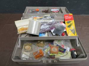 lot 29 image: FLAMBEAU TACKLE BOX, FULL OF TACKLE