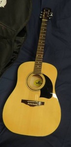 lot 52 image: GEORGE WASHBURN LYON GUITAR WITH CASE