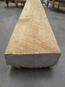 lot 75 image: LARGE THICK PIECE OF ROUGH SAWN BASSWOOD