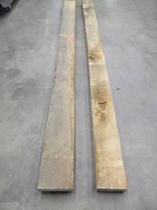 lot 79 image: 2 THICK ROUGH CUT BASSWOOD 2 X 6