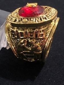 lot 5 image: WWE 2008 Hall of Fame Replica Ring