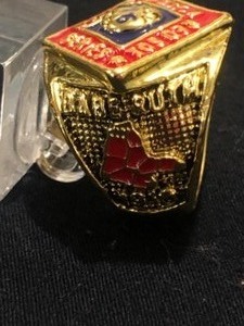 lot 13 image: Boston Red Socks Babe Ruth World series Replica Ring