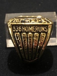 lot 16 image: New York Yankees Mickey Mantel Career Championship Replica Ring
