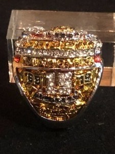 lot 27 image: Kanas City Chiefs Patrick Mahomes 2020 Championship Replica Ring