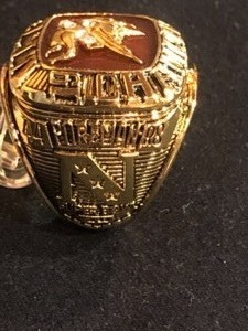 lot 3 image: Minnesota Vikings Chuck Foreman 1973 NFC Championship Replica Ring