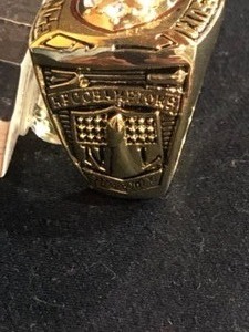 lot 49 image: Minnesota Vikings Scott Anderson 1976 NFC Championship Replica Ring