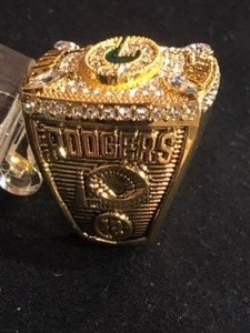 lot 59 image: Green Bay Packers Aaron Rodgers 2010 Championship Replica Ring