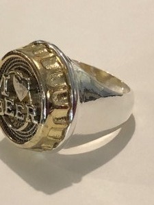 lot 103 image: I Love Beer Ring