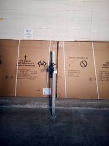 lot 37 image: 43 inch steel tubing bracket used as brush guard