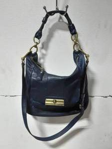 COACH Leather Blue Purse