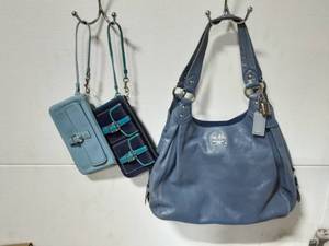 COACH Leather Purse & 2-Wristlets