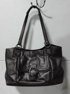COACH Leather Purse Charcoal