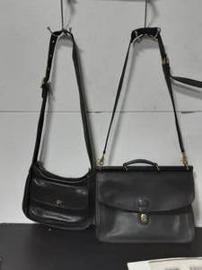 COACH Leather Cross Body Purse & COACH Leather Brief Case