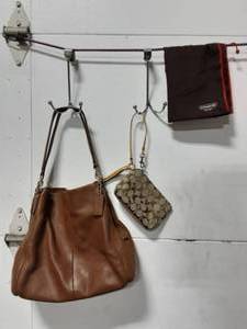 COACH Leather Purse With Signature Wristlet & Dust Bag