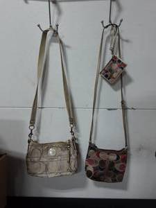2-COACH Crossbody-One With Matching Wallet