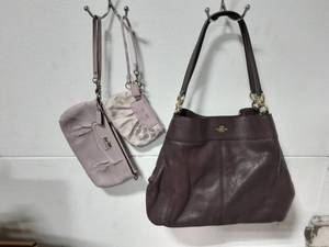 COACH Leather Purse & 2-Wristlets