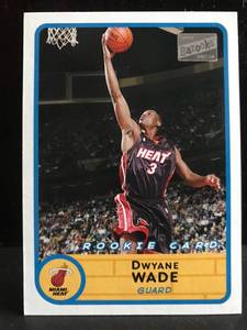 lot 6 image: Dwyane Wade 2003 Topps Bazooka RC