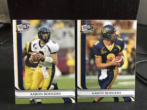 lot 7 image: 2 Different Aaron Rodgers 2005 PressPass SE