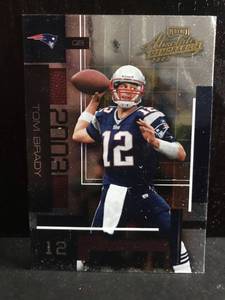 lot 8 image: Tom Brady 2003 Playoff Absolute Memorabilia