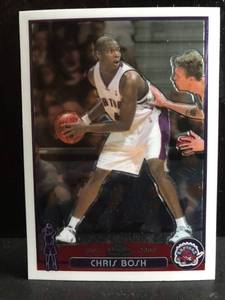 lot 9 image: Chris Bosh 2004 Topps Chrome RC