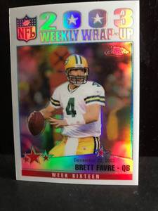 lot 11 image: Brett Favre 2004 Topps Chrome