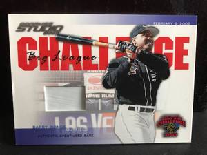 lot 14 image: Barry Bonds 2003 Donruss Studio Event-Used Base Card