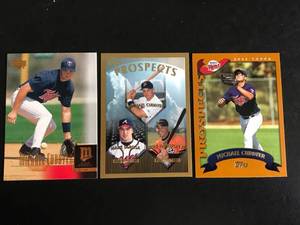 lot 16 image: 3 Michael Cuddyer Prospect & RC