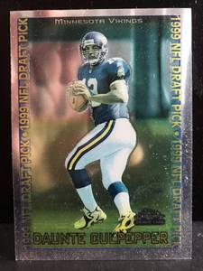 lot 19 image: Daunte Culpepper 1999 Topps Chrome RC