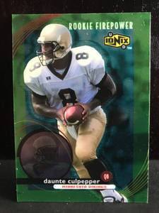 lot 24 image: Daunte Culpepper 1999 UD Ionix Rookie Firepower