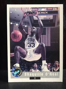 lot 38 image: Shaquille ONeal 1992 Classic Draft Picks Card