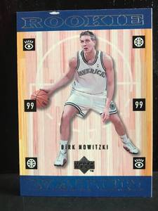 lot 41 image: Dirk Nowitzki RC 1999 Upper Deck
