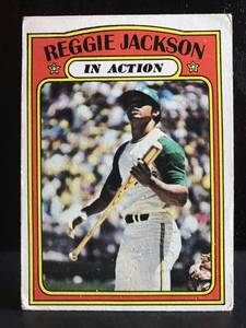 lot 42 image: Reggie Jackson 1972 Topps